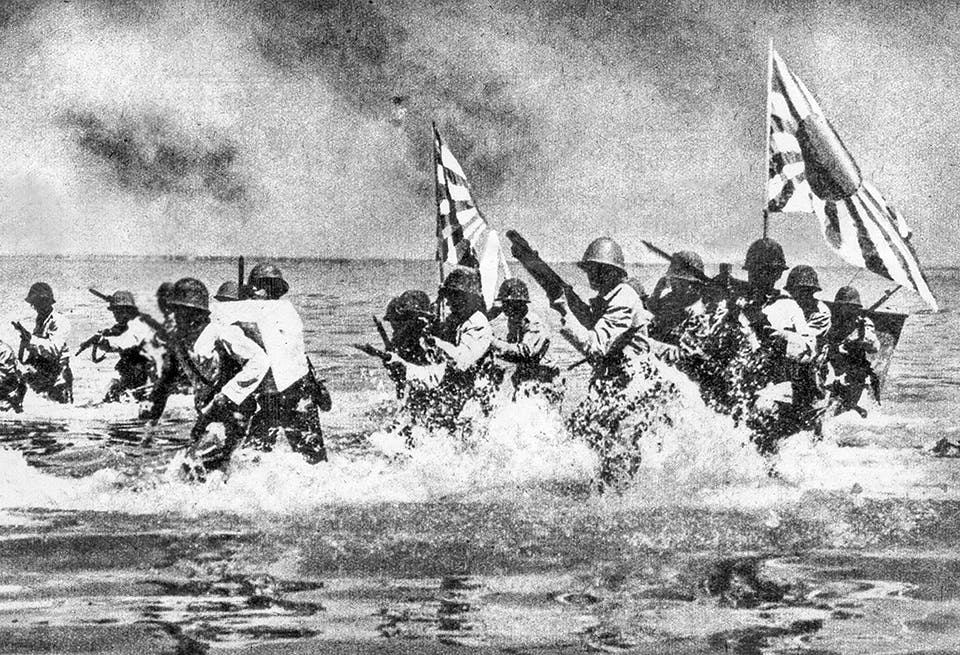 japanska landstigningsstyrkor salomonoarna 1942